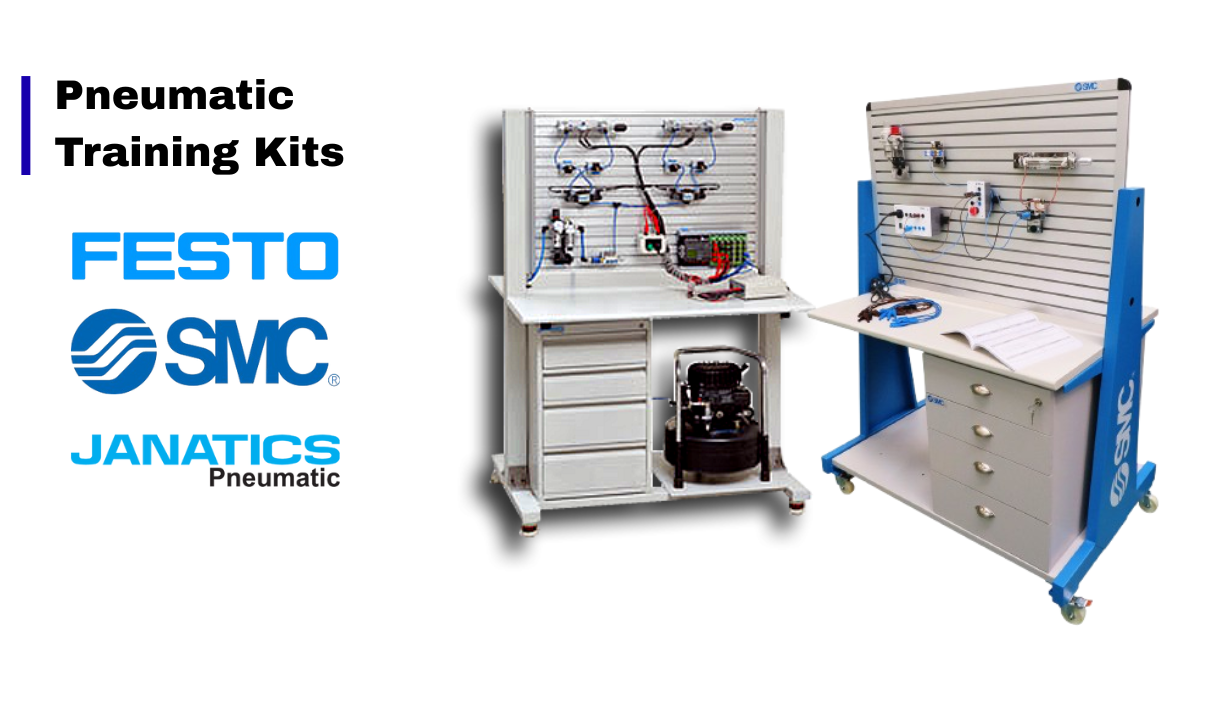FESTO, SMC, JANATICS Pneumatic training kits